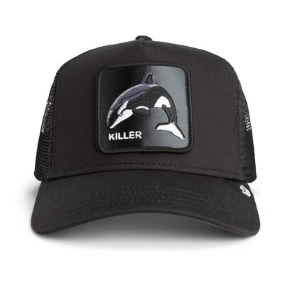 Gorra Trucker Goorin Bros. - Edición "THE KILLER WHALE" (All Black)
