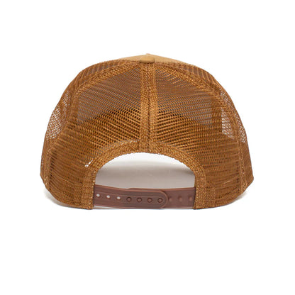Gorra Trucker Goorin Bros. - Edición "THE KING LION" (Ocre & Brown)