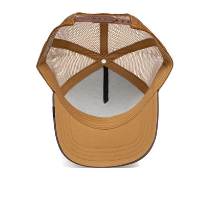 Gorra Trucker Goorin Bros. - Edición "THE KING LION" (Ocre & Brown)