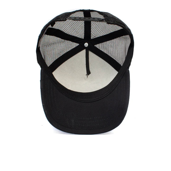 Gorra Trucker Goorin Bros. - Edición "THE KILLER WHALE" (All Black)