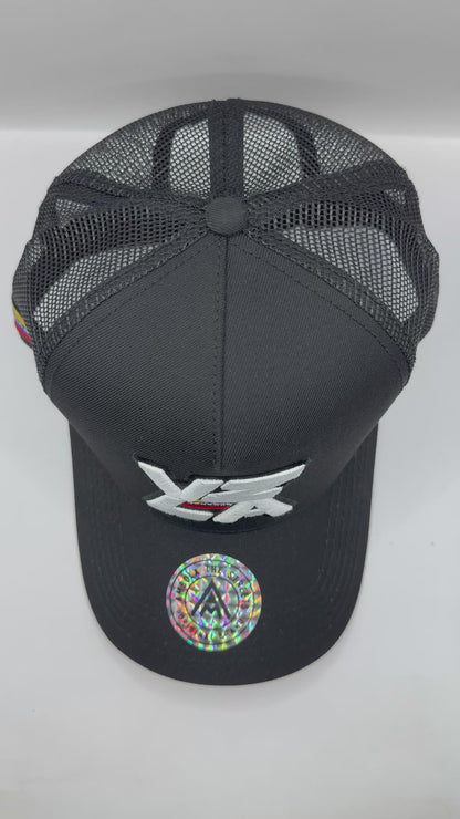 Gorra Jockey AMBULA - Edición "VZLA BOLD" (Negro & Blanco)